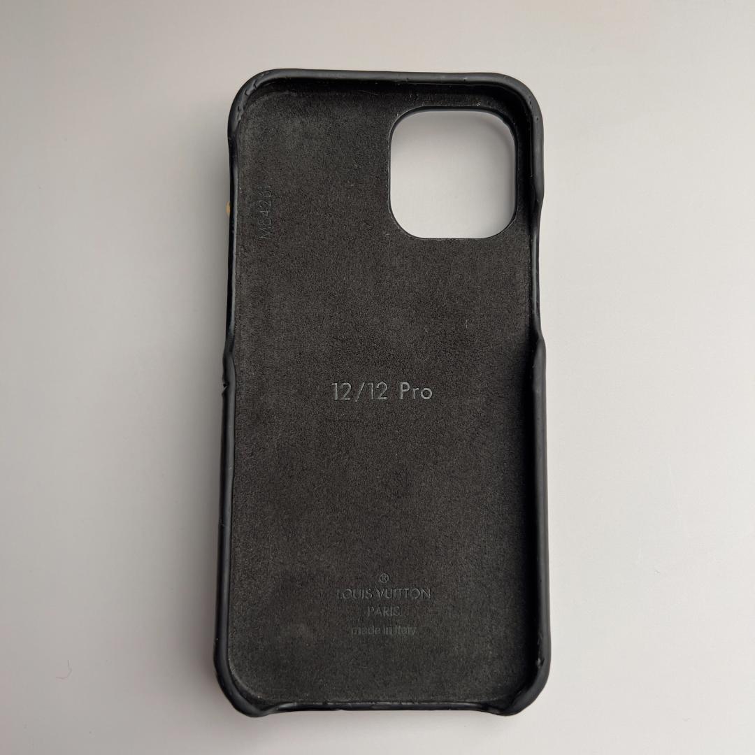 LOUIS VUITTON iPhone 12/12 Pro ケース黒