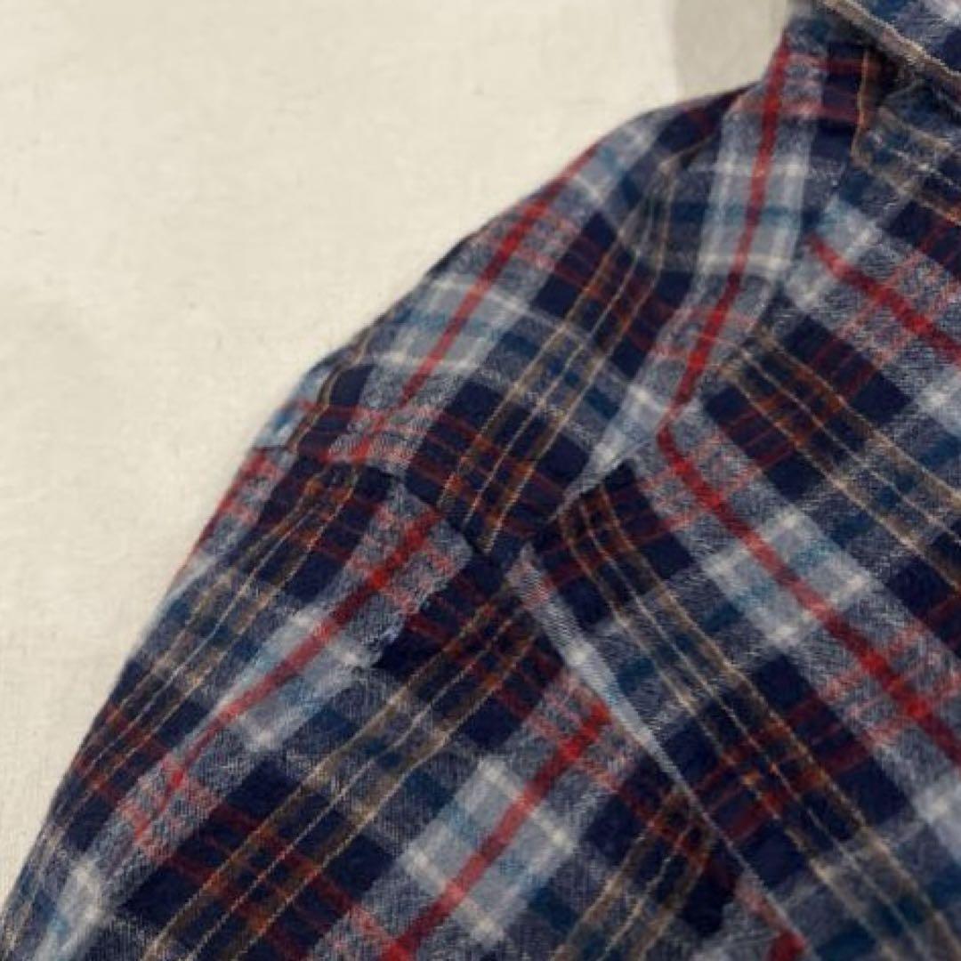 トップス 70s 80s PENDLETON CHECK WOOL SHIRT M
