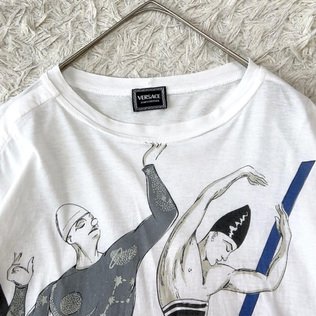90s ヴェルサーチジーンズクチュール Tシャツ ドロップ