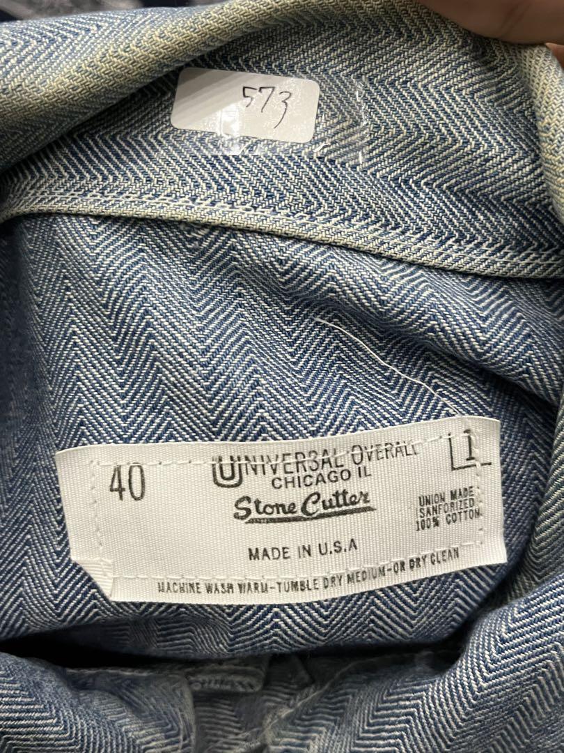 stone cotton 70s カバーオール ヒッコリー コットンツイル
