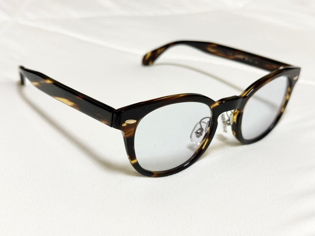 極美品】OLIVER PEOPLES Sheldrake 47 カスタム済み☆ メンズ 小物