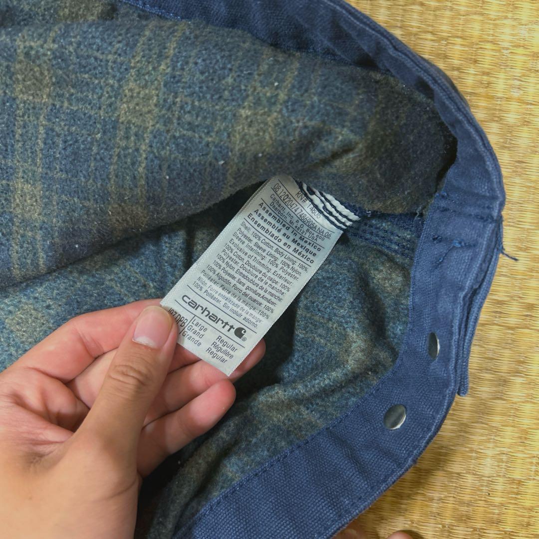 carhartt デトロイトジャケット　ネイビー