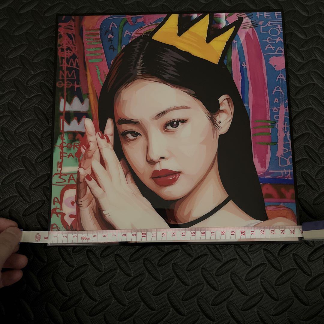 blackpink JENNIE ブラックピンク ジェニ絵画ポップアート