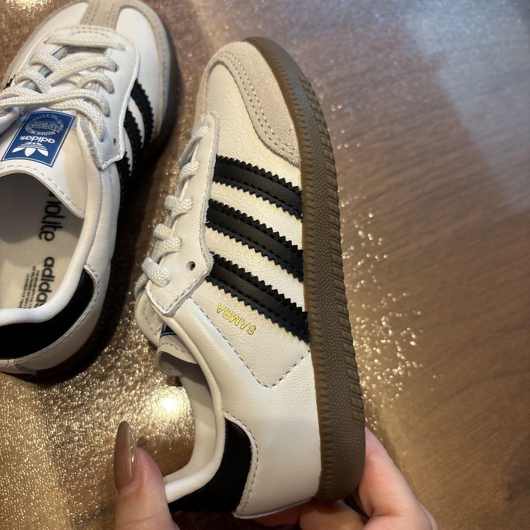 SAMBA OG 15cm サンバ adidas アディダス スニーカー 白