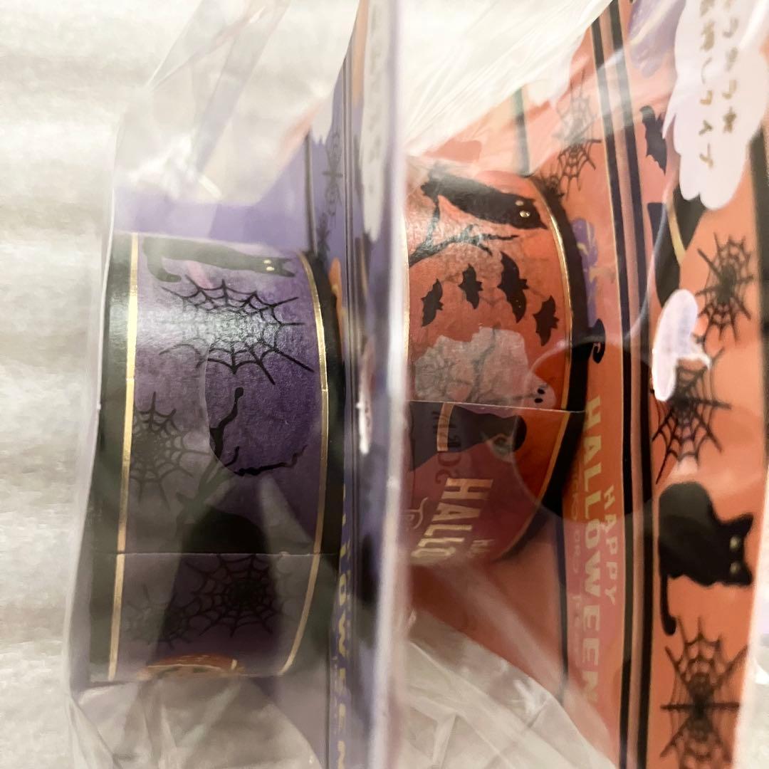 ☆キャンドゥ☆マスキングテープ☆シンプルハロウィン 2種