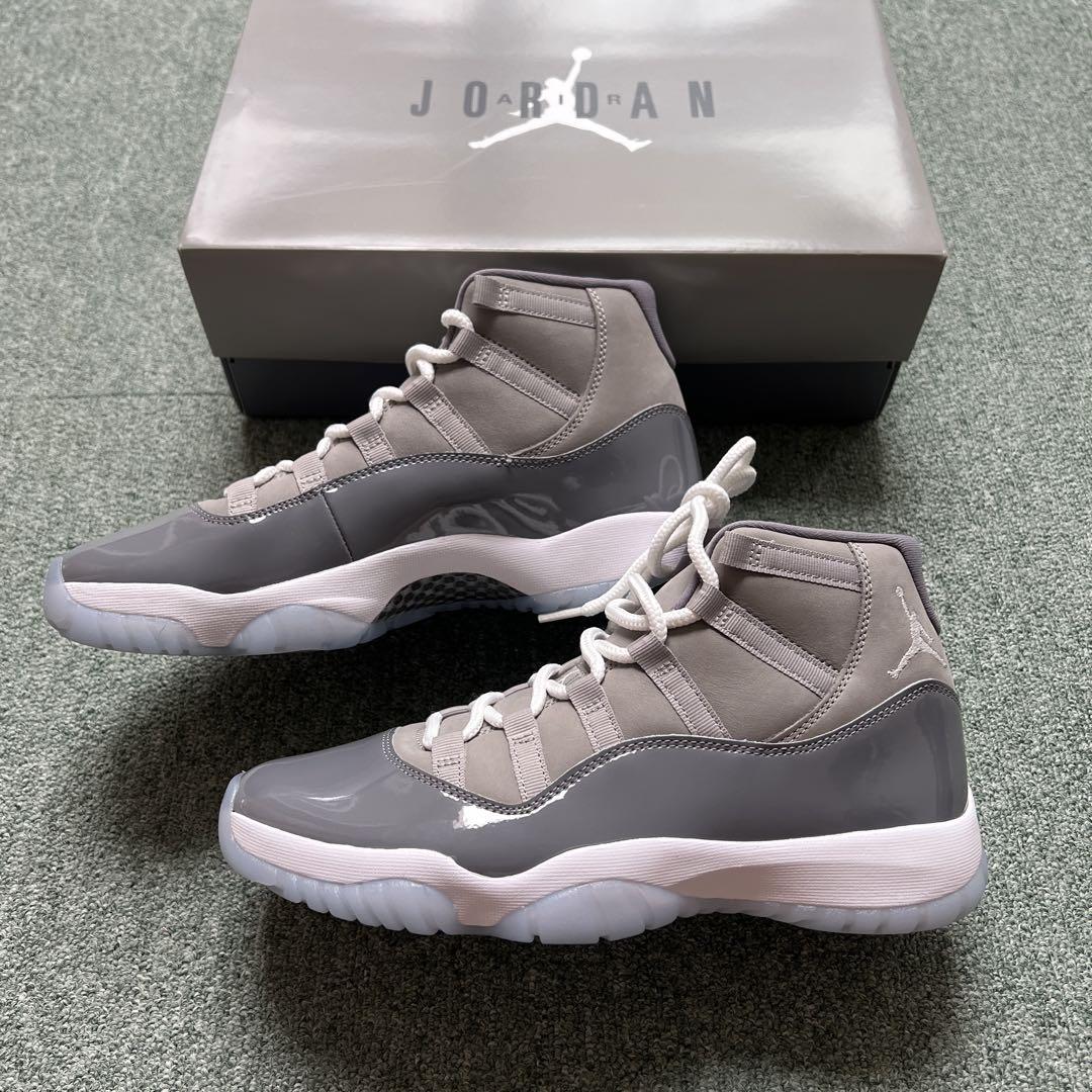 靴 Nike Air Jordan 11 Retro \"Cool Grey\"
