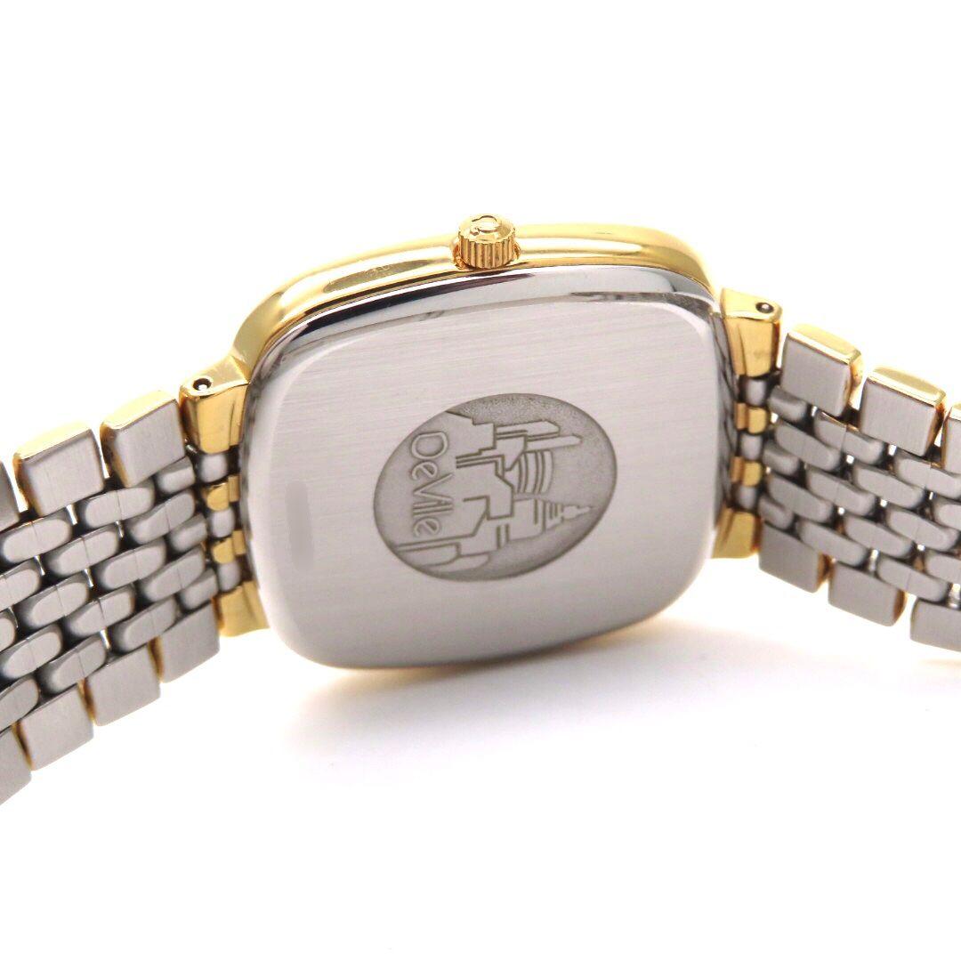 【OMEGA】オメガ 時計 ’DeVille’ コンビモデル スクエア☆極美品☆