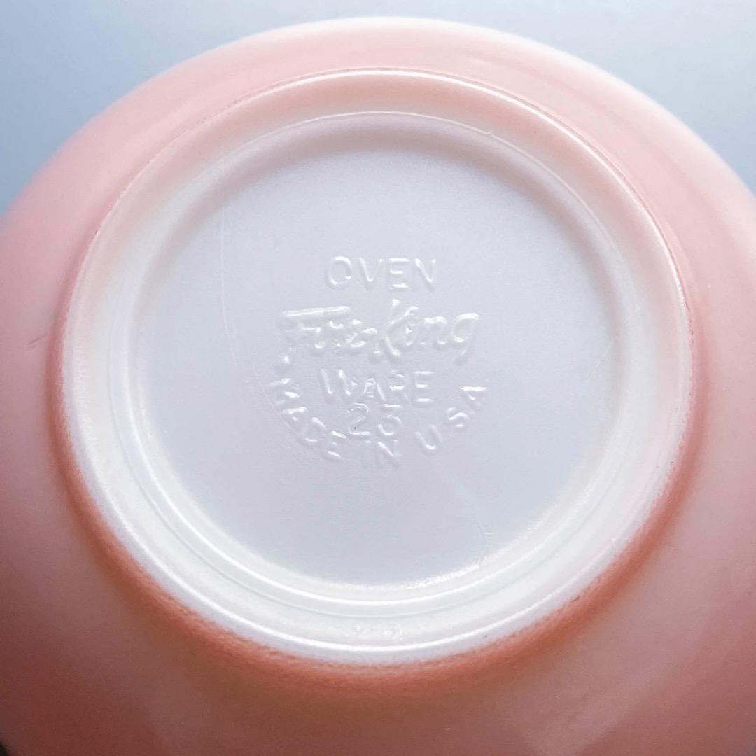 ファイヤーキング チリボウル 薄ピンク 使用感なし 2個セット