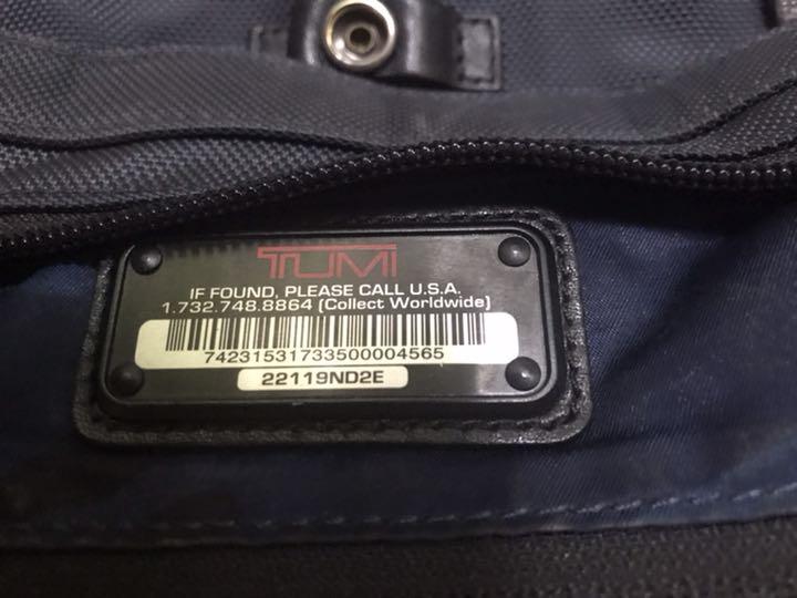 TUMI 希少ブルータグ