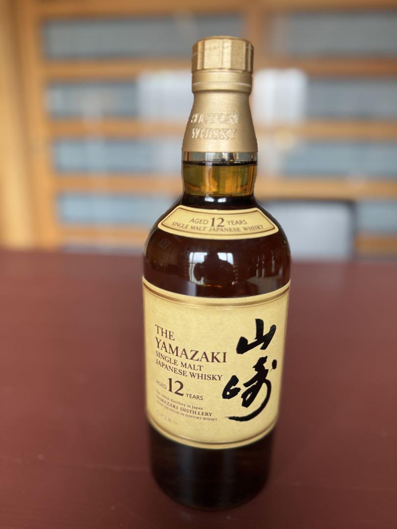 山崎 12年 シングルモルトウイスキー　化粧箱付き