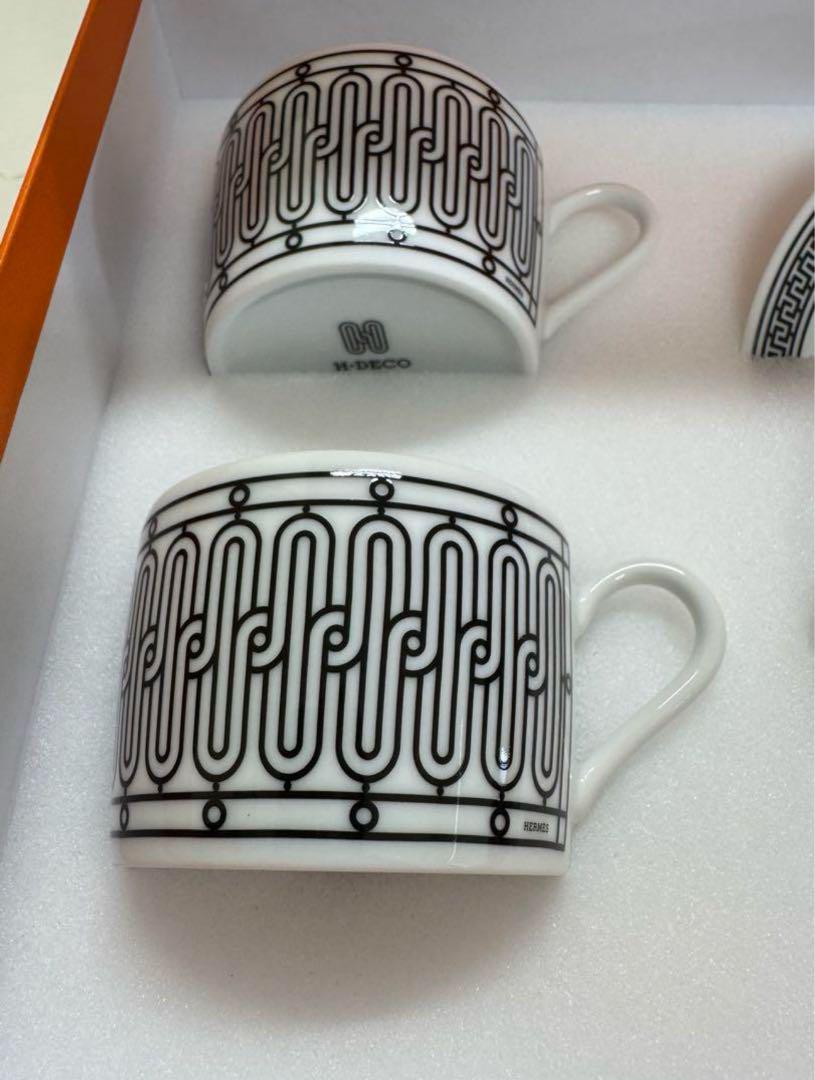 【中古新品】HERMES ティーカップ・ソーサーセット