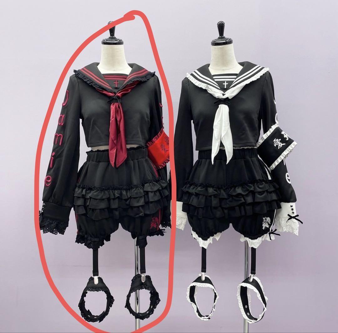 Jamie エーエヌケー ジェイミー レッド ジャパニーズ制服セーラーセット