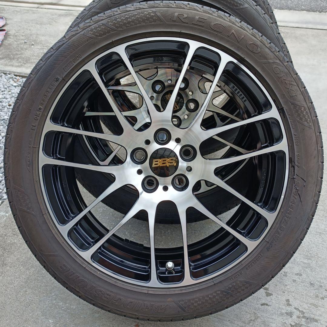 送料込 BBS 鍛造 17インチ アルミホイール　レグノ 4本セット ナット付