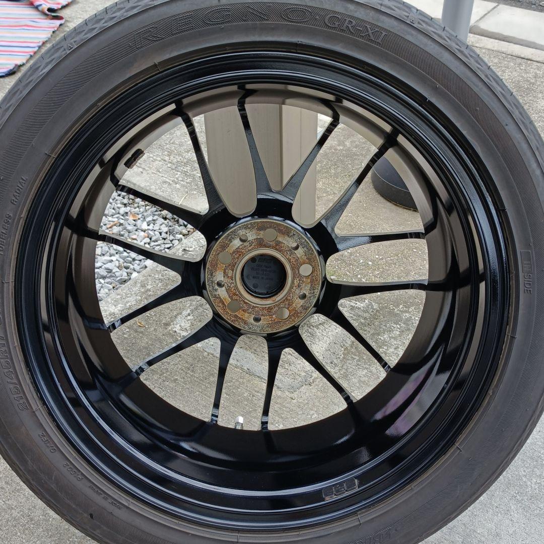 送料込 BBS 鍛造 17インチ アルミホイール　レグノ 4本セット ナット付