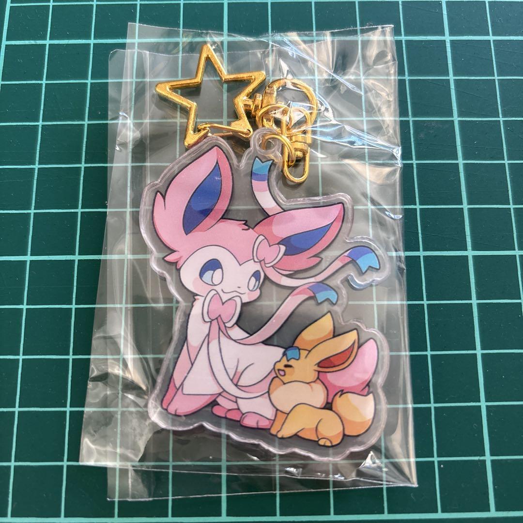 ポケモン アクリルキーホルダー 8個セット ポケモン☆ブイズ☆アクリルキーホルダー☆8点セット