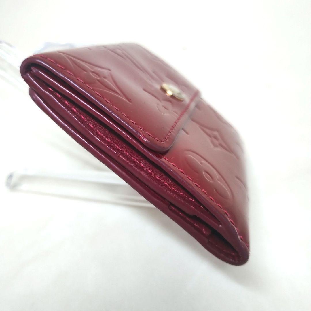 LOUIS VUITTON ルイヴィトン　ヴェルニ　財布　ワインレッド