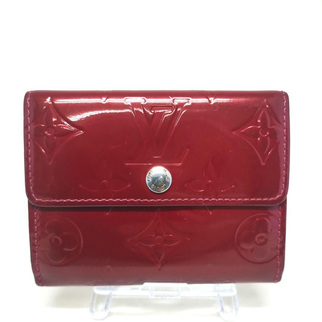 LOUIS VUITTON ルイヴィトン　ヴェルニ　財布　ワインレッド