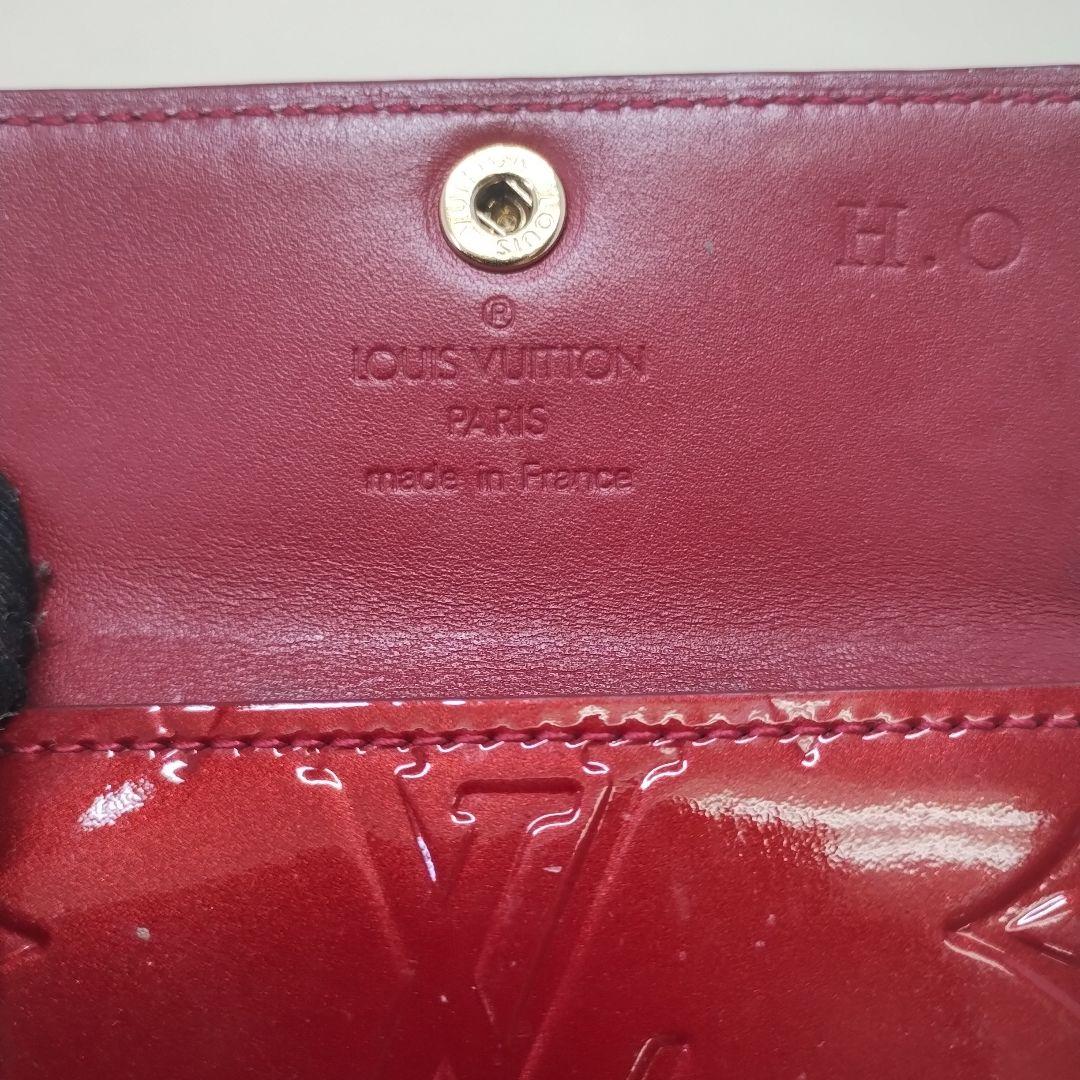 LOUIS VUITTON ルイヴィトン　ヴェルニ　財布　ワインレッド