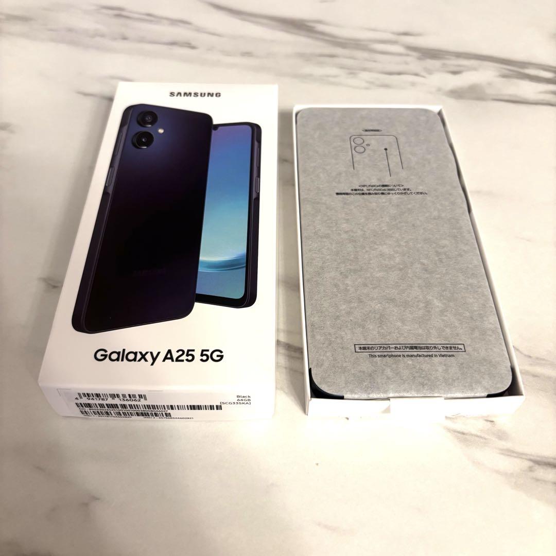 Samsung Galaxy A25 5G 本体 ブラック 64GB ブラック