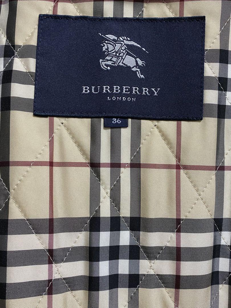 Burberry バーバリー トレンチコート 黒 ライナー付き ノバチェック美品