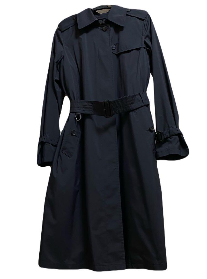 Burberry バーバリー トレンチコート 黒 ライナー付き ノバチェック美品