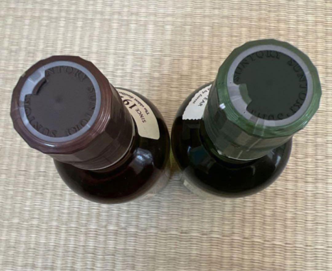 サントリー シングルモルトウイスキー 白州　山﨑　180ml 2本　⑤