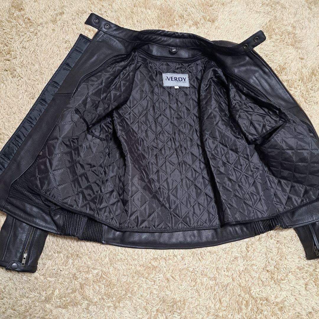 美品　大きいサイズ　ライダースジャケット　プロテクター　ライナー　黒　 XXL