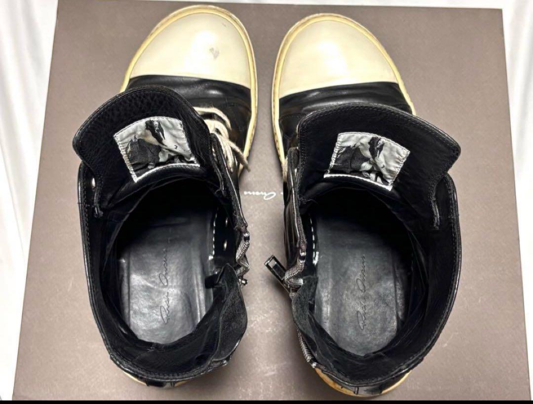 リックオウエンス　ラモーンズ　スニーカー　ブーツ　rick owens