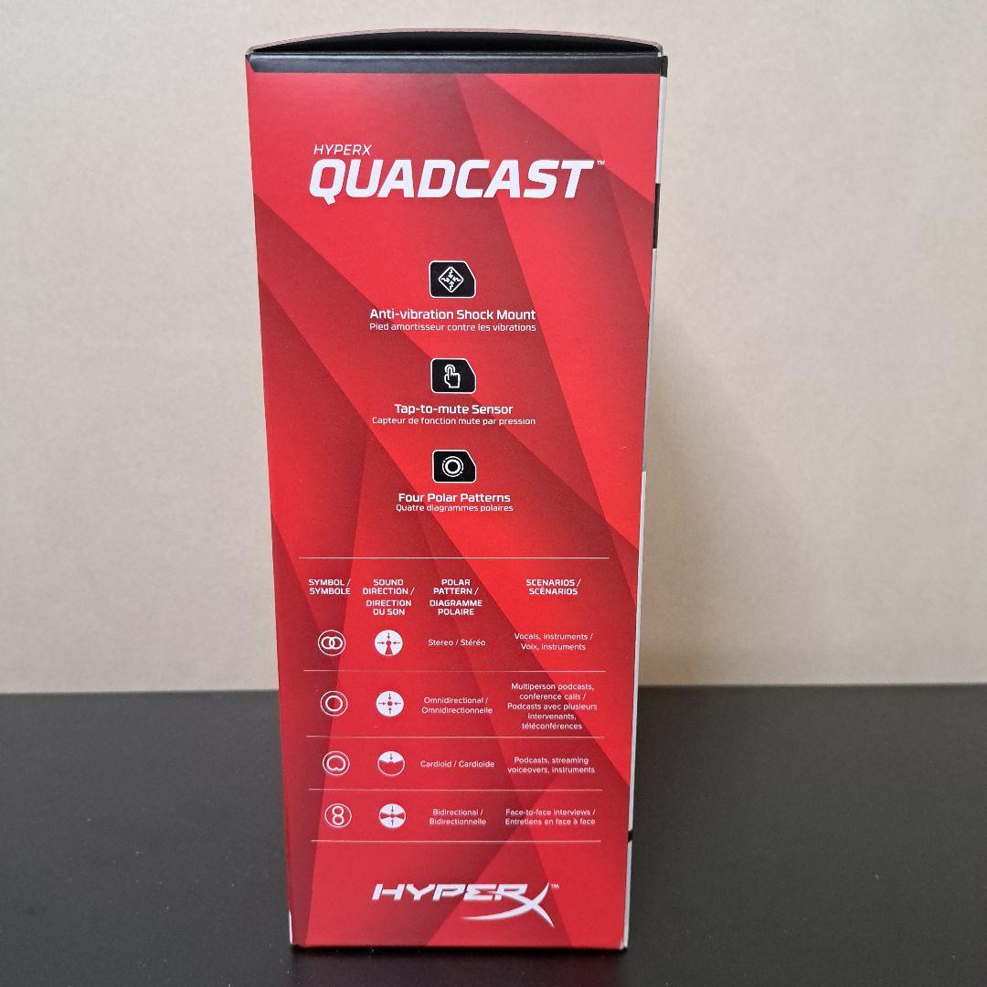 HyperX QuadCast マイク 4P5P6AA