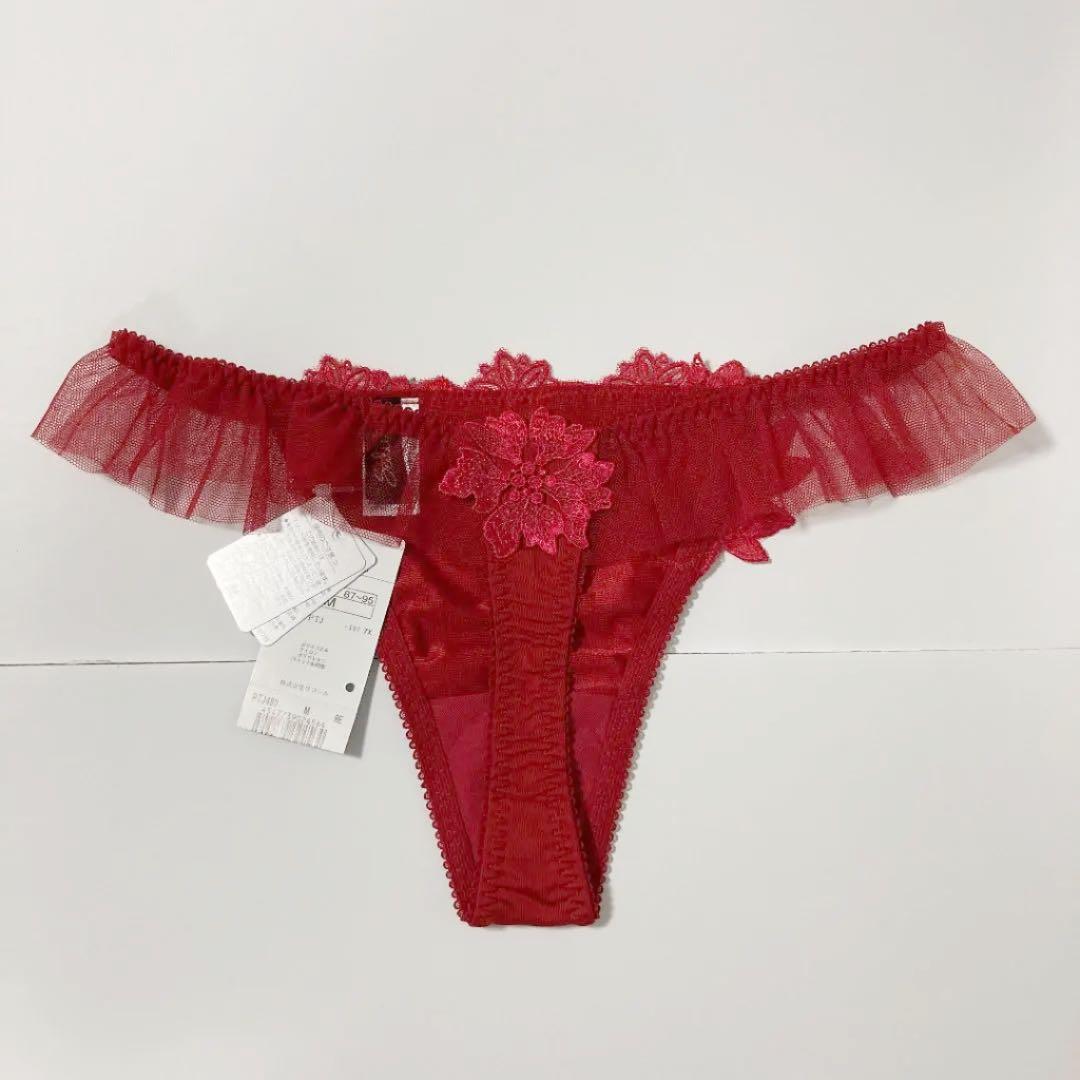 サルート 風花 Mサイズ RE 80G 香道 ソング Tバック 赤 レッド