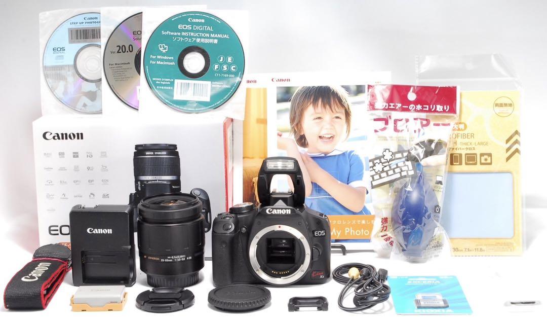 キヤノン Canon EOS Kiss X3 標準&望遠ダブルレンズセット
