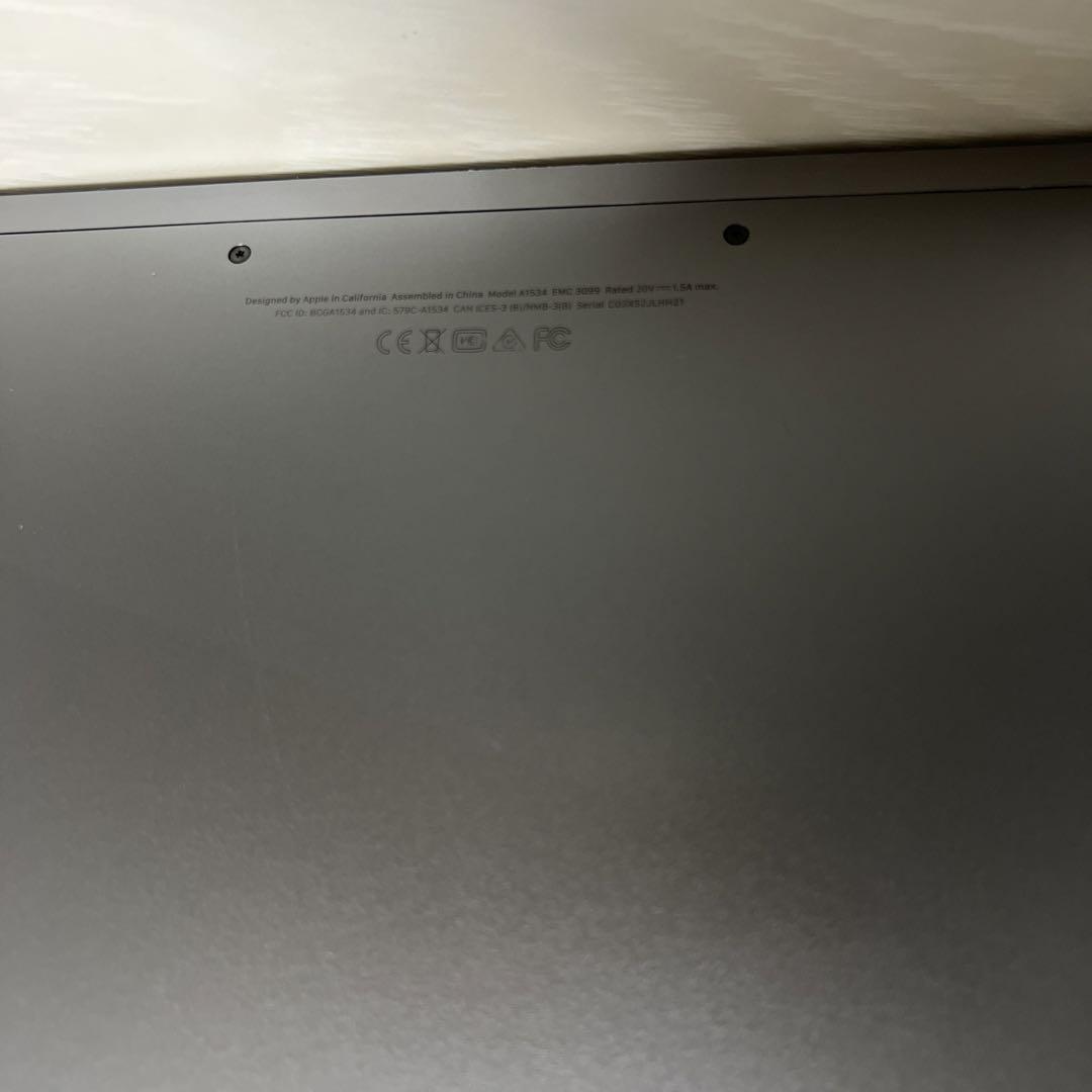 Apple MacBook A1534 ジャンク　箱あり