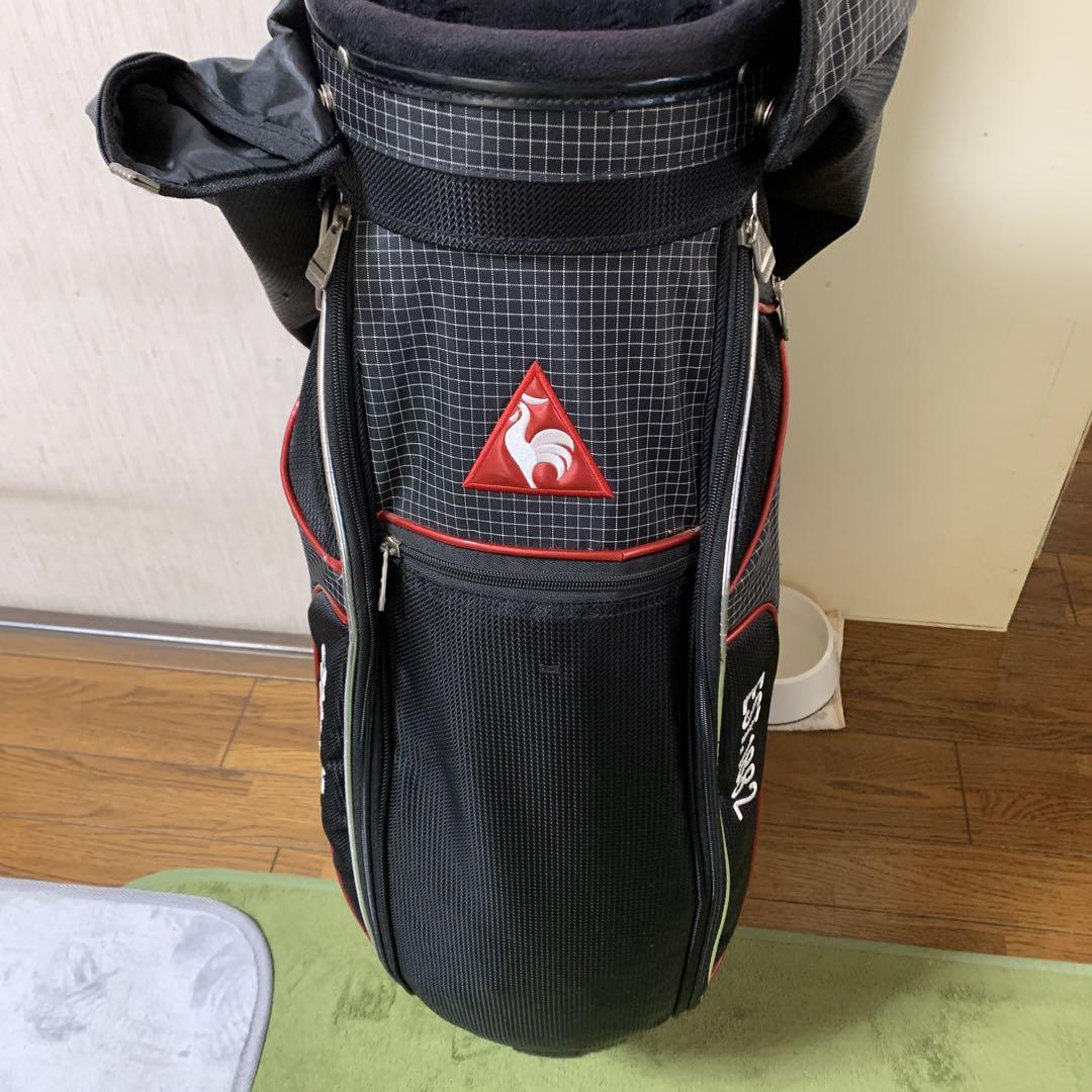 le coq sportif キャディバッグ ブラック/ QQ1159