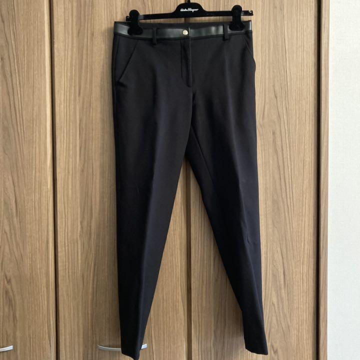 限定販売】 Salvatore スラックスパンツ レザー Ferragamフェラガモ