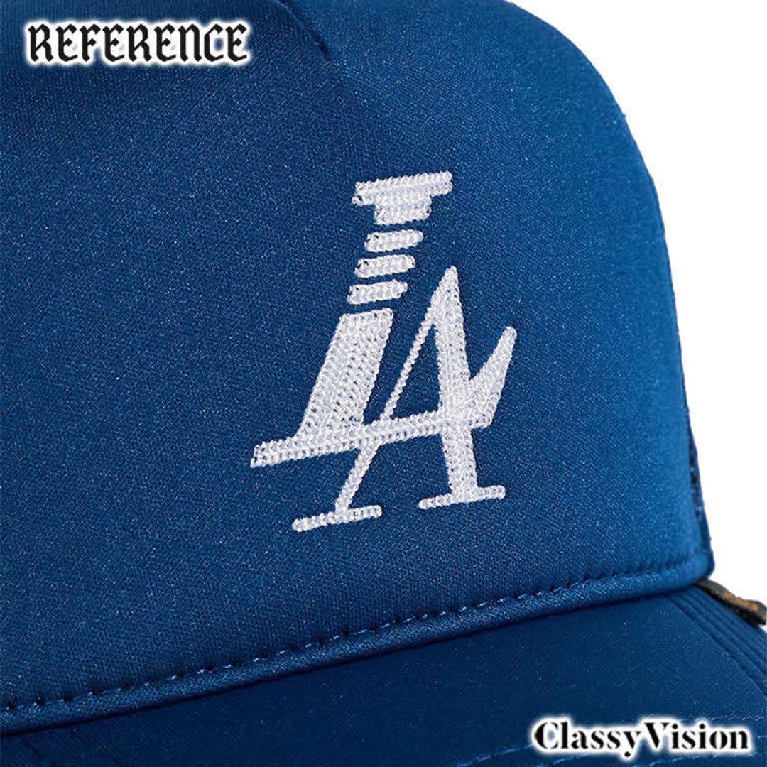 REFERENCE チェーンステッチロイヤルブルートラッカーキャップ