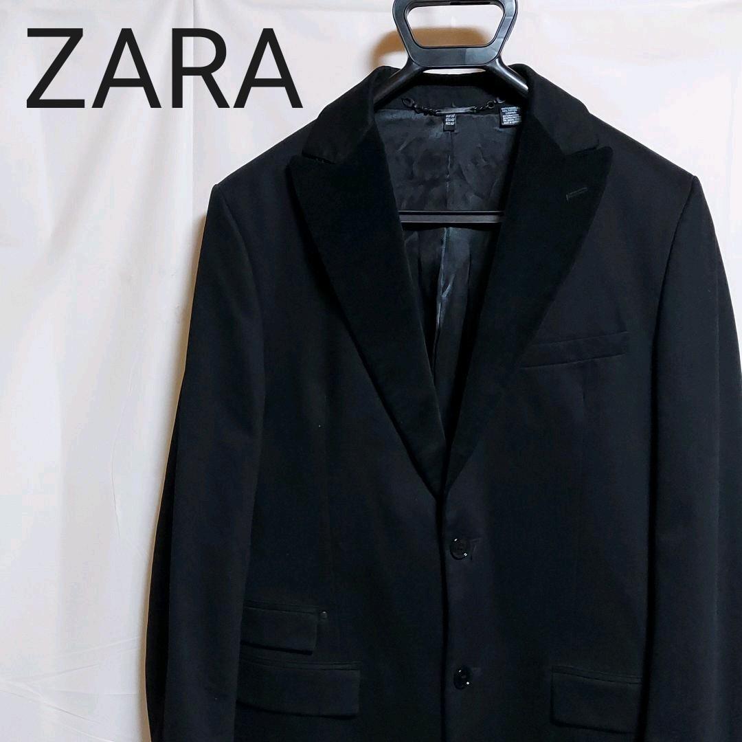 古着】ZARA MAN テーラードジャケット ブラックジャケット ブレザー - メルカリ 古着】ZARA MAN テーラードジャケット ブラックジャケット ブレザー - メルカリ