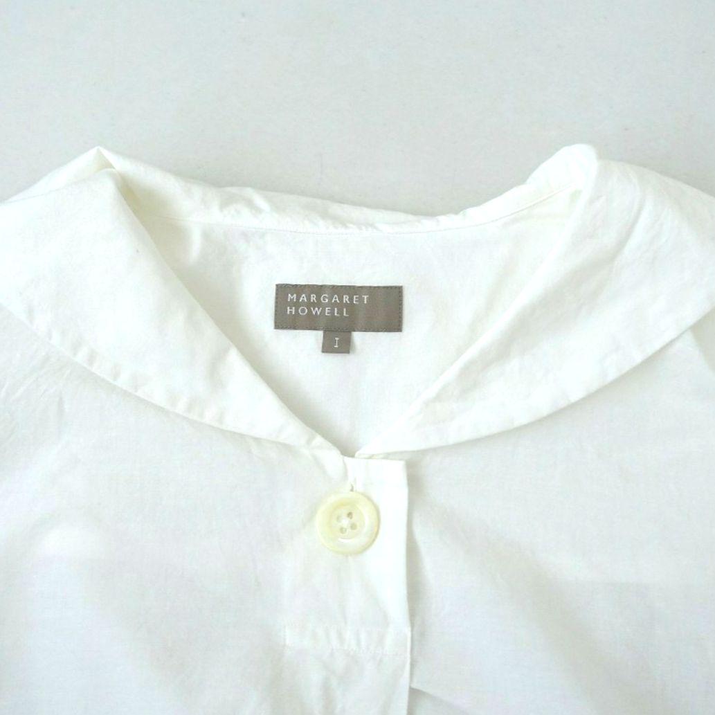 MARGARET HOWELLマーガレットハウエルコットンリネンセーラーシャツ