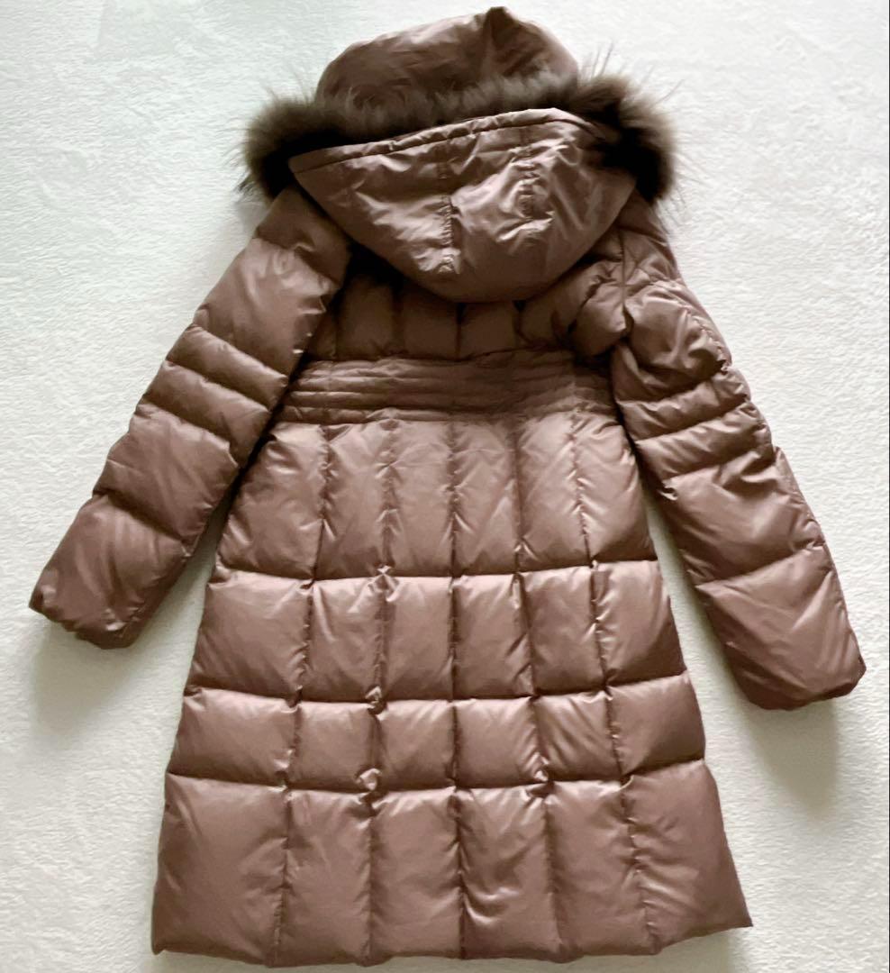 美品☆洗える 極軽量☆23区 リアルファー付き 3way ロング