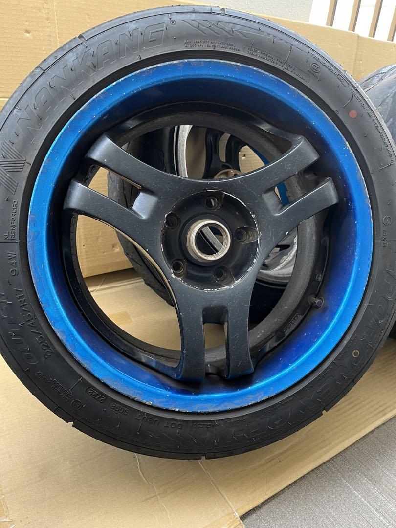4本【当時物】スーパーアドバンレーシング SA3R 17 8 114.3 5穴