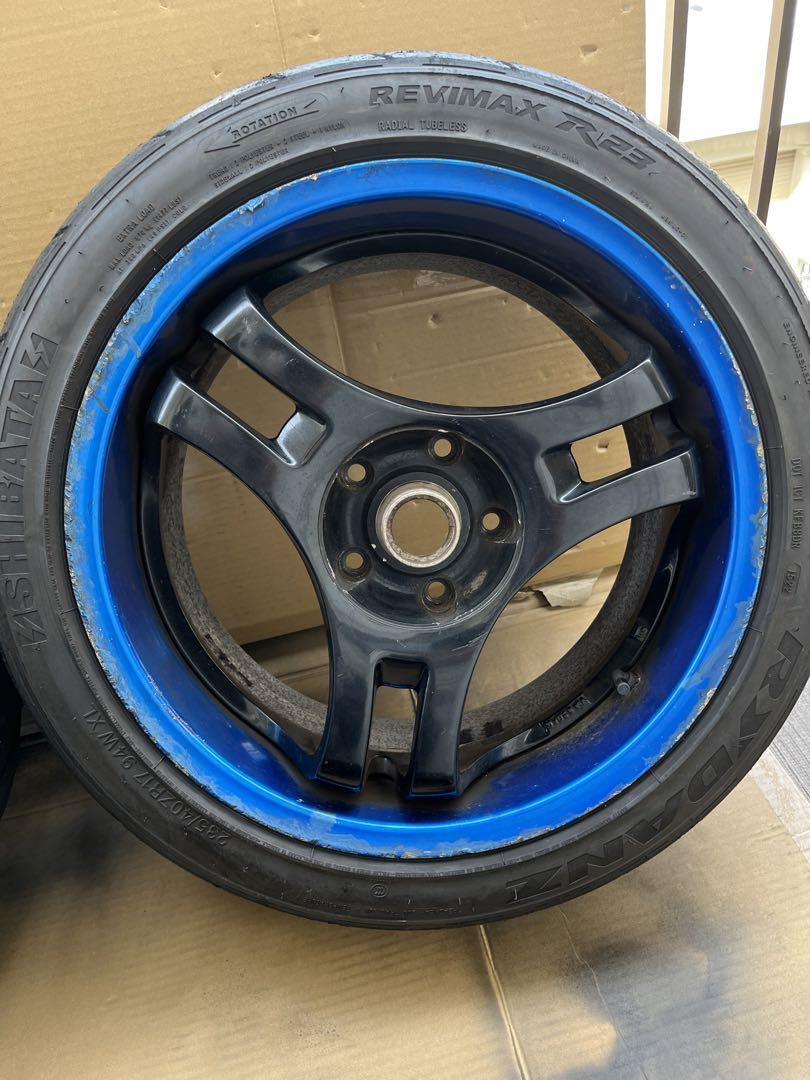 4本【当時物】スーパーアドバンレーシング SA3R 17 8 114.3 5穴