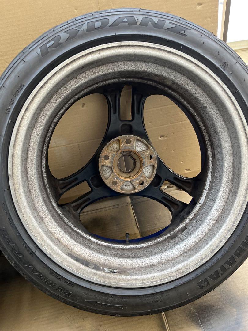 4本【当時物】スーパーアドバンレーシング SA3R 17 8 114.3 5穴