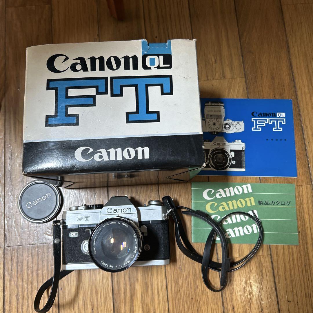 レア Canon QL FT フィルムカメラ 50mm f/1.4 元箱付き