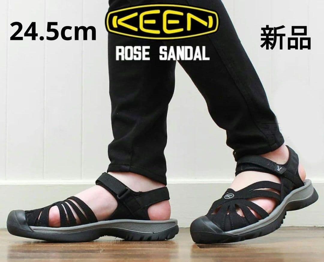 安い購入 【新品】KEEN サンダル ローズサンダル 24.5cm 送料込