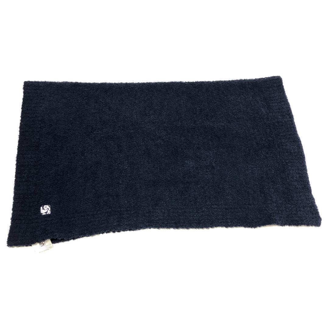 未使用 kashwere カシウエア ハーフブランケット ネイビー 絶番