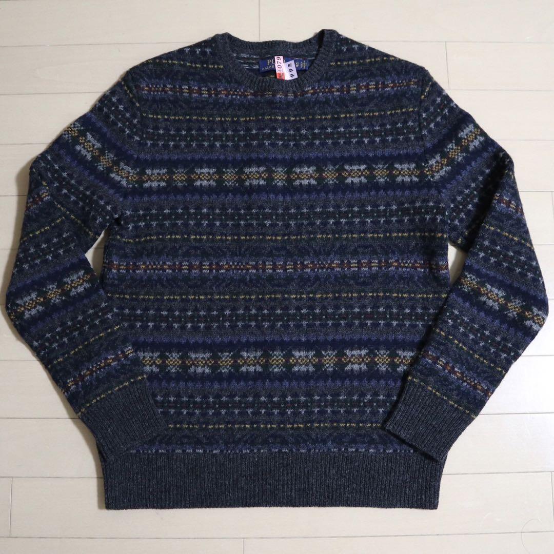 POLO RALPH LAUREN フェアアイル クルーネックニット XS