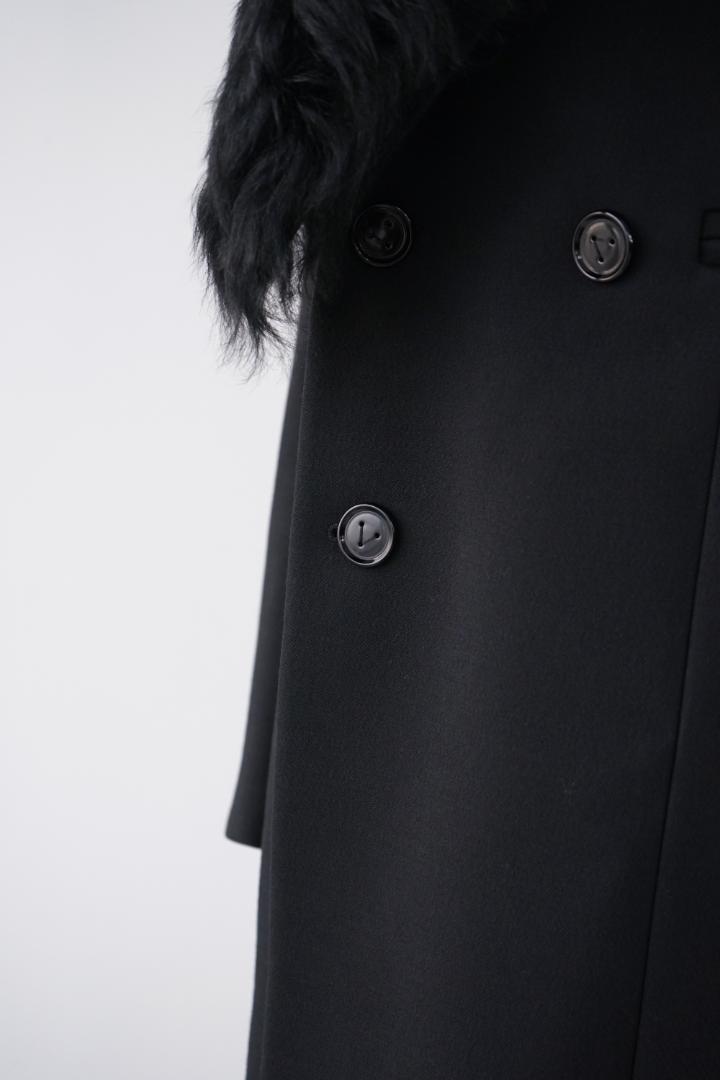 【冬バーゲン★】 21AW コート 襟ラムファー ヴェネタ ボッテガ VENETA BOTTEGA ジャケット・アウター
