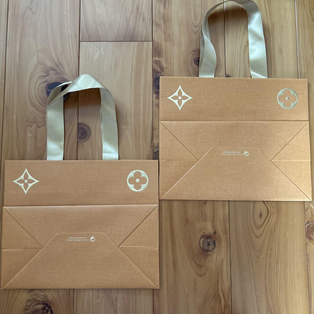 LOUIS VUITTON ショップ袋 2点セット - メルカリ