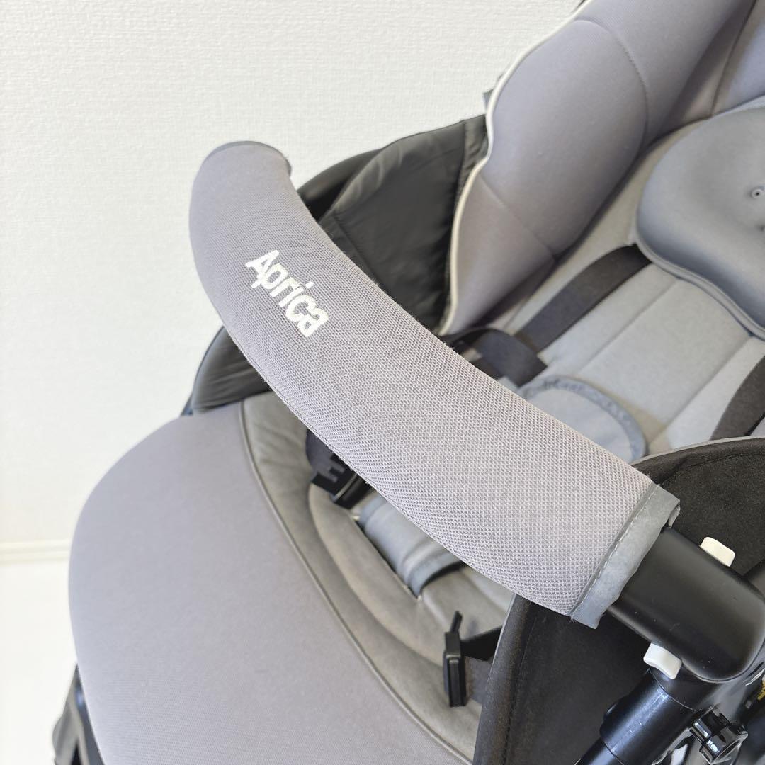 【美品】カルーンエアー メッシュ Aprica ベビーカー　グレー アニマル柄