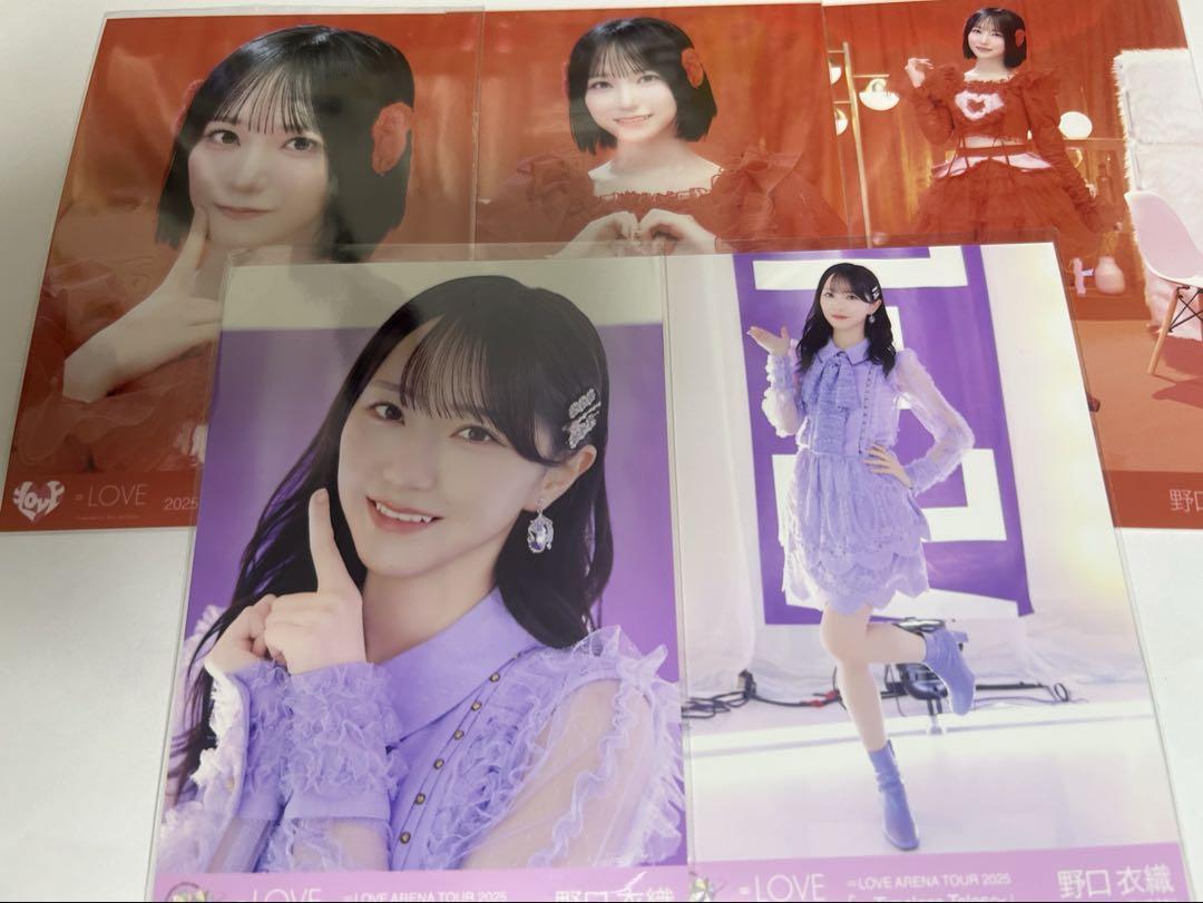 イコラブ ＝LOVE 野口衣織 生写真 直筆 5枚 まとめ売り イコラブ ＝LOVE 野口衣織 生写真 まとめ売り - メルカリ