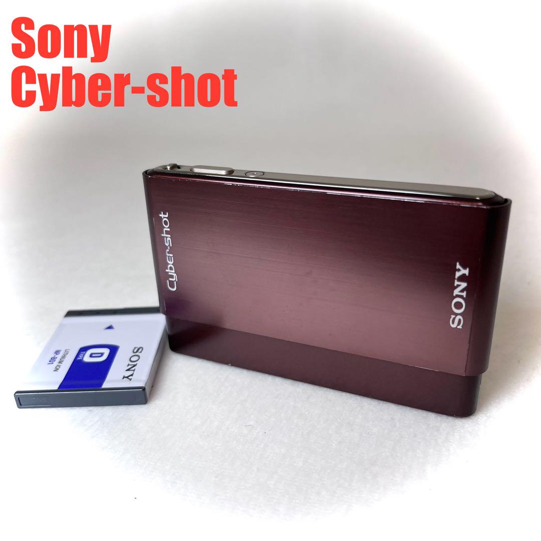 Sony Cyber-shot DSC-T77 コンパクトデジカメ ブラウン